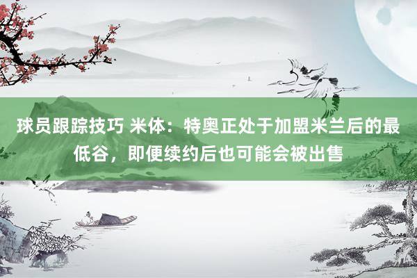 球员跟踪技巧 米体：特奥正处于加盟米兰后的最低谷，即便续约后也可能会被出售