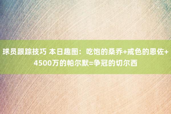 球员跟踪技巧 本日趣图：吃饱的桑乔+戒色的恩佐+4500万的帕尔默=争冠的切尔西