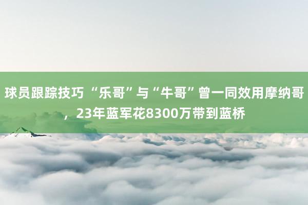 球员跟踪技巧 “乐哥”与“牛哥”曾一同效用摩纳哥，23年蓝军花8300万带到蓝桥