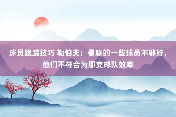 球员跟踪技巧 勒伯夫：曼联的一些球员不够好，他们不符合为那支球队效率